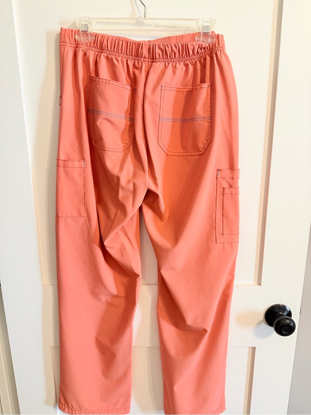 Carhartt Coral Pink Scrub Set with Teal Accents - Picture 10 of 12